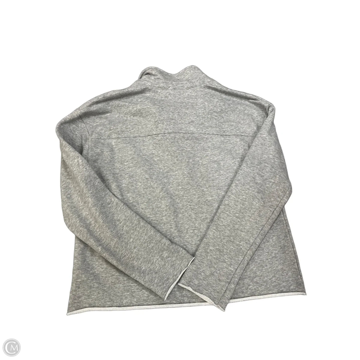 Sweatshirt Collar By Evereve In Grey, Size: M