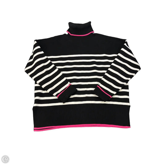 Sweater By Nicole Miller In Striped Pattern, Size: Xl