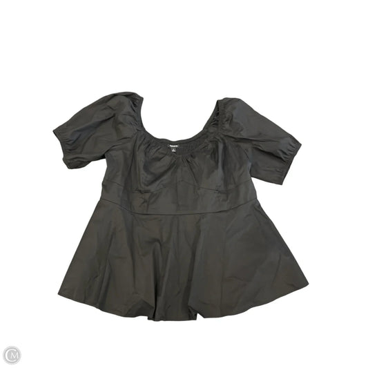 Top Short Sleeve By Torrid In Black, Size: 2x