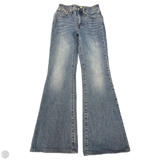 Jeans Flared By Madewell In Blue Denim, Size: 0