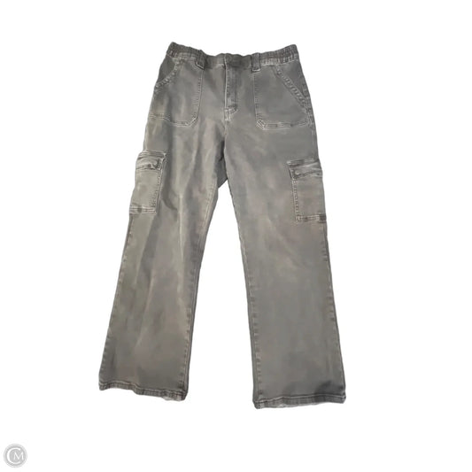 Jeans Wide Leg By Flying Monkey In Grey Denim, Size: 16