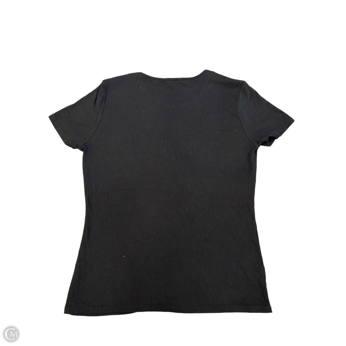 Top Short Sleeve By Bebe In Black, Size: Xl