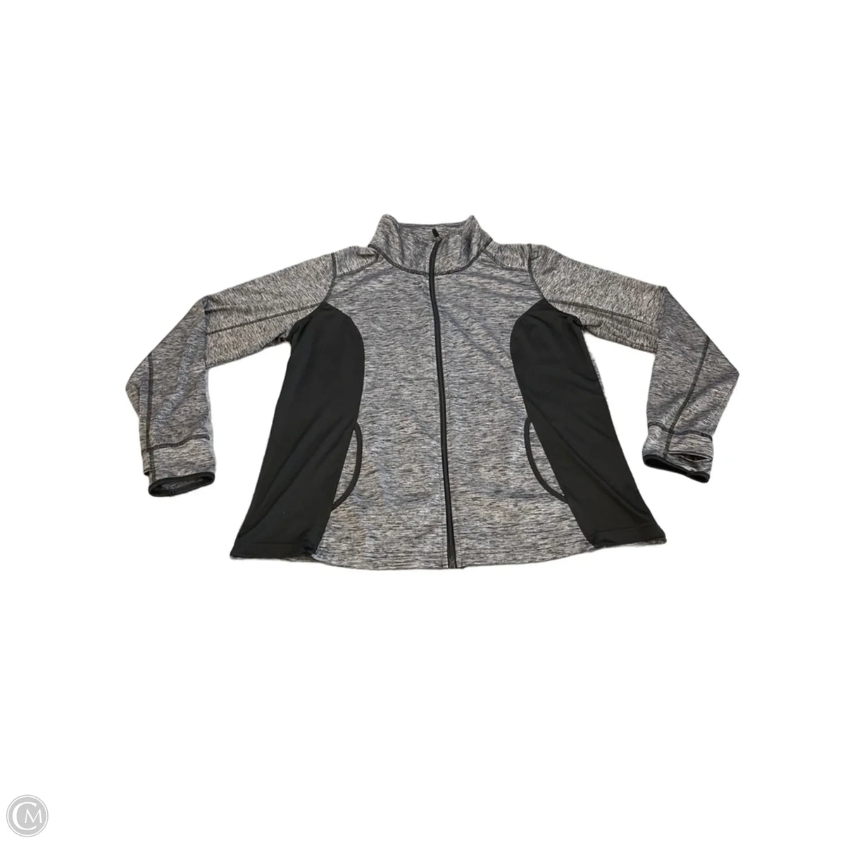 Athletic Jacket By Danskin Now In Grey, Size: Xxl
