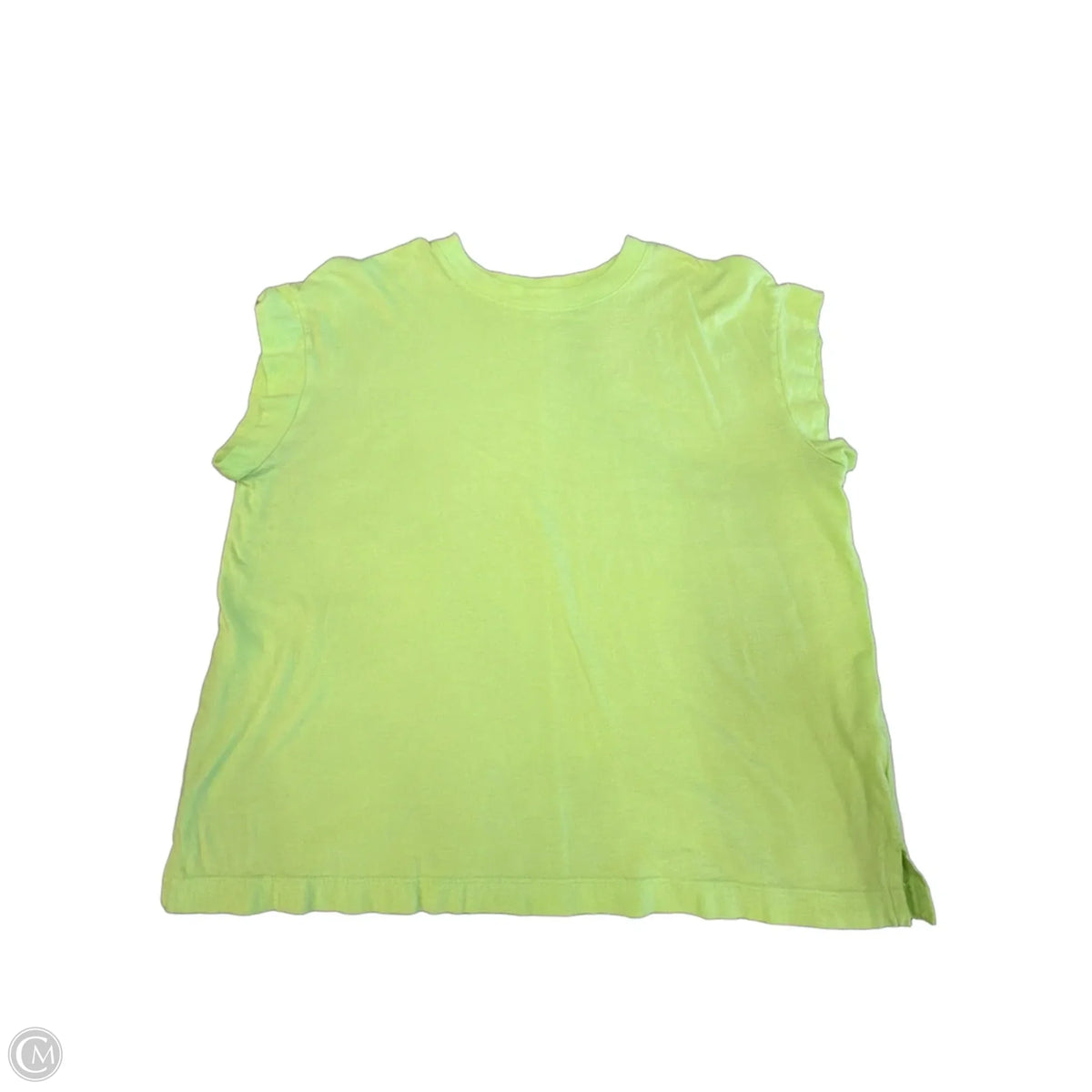 Top Short Sleeve Basic By A New Day In Green, Size: M