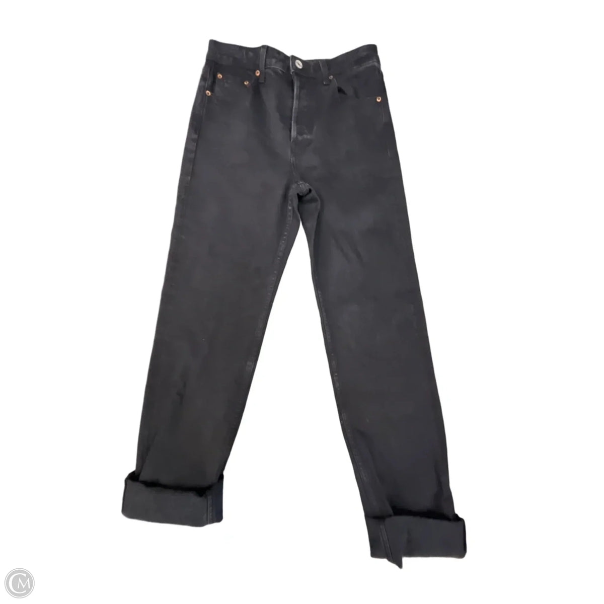 Jeans Straight By Cma In Black Denim, Size: 6