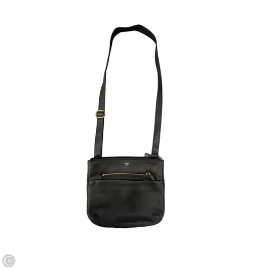 Crossbody Leather By Fossil, Size: Small