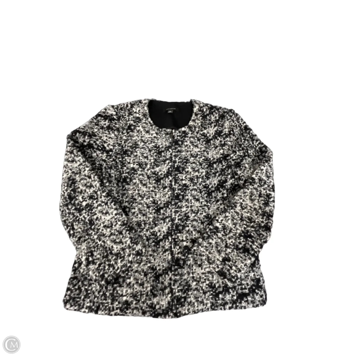 Jacket Other By Ann Taylor In Black & Grey, Size: M