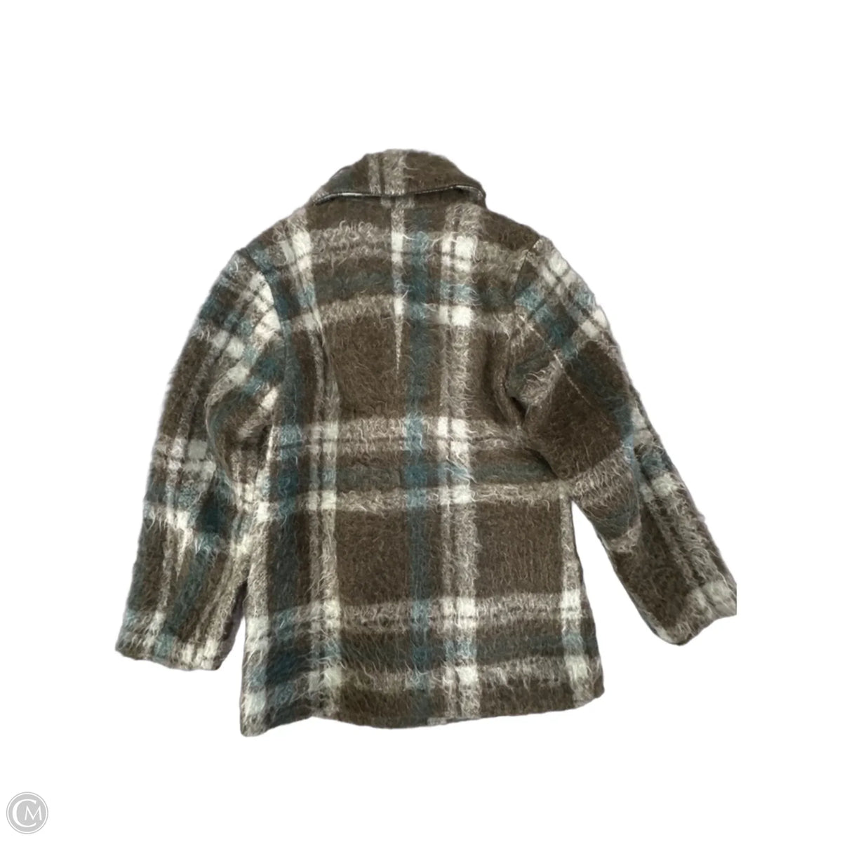 Coat Peacoat By Halogen In Green, Size: S