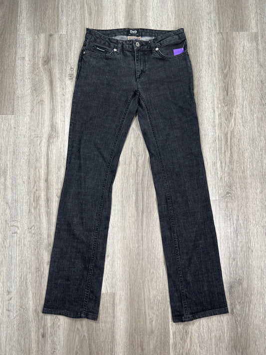 Black Denim Jeans Straight Dolce And Gabbana, Size 4