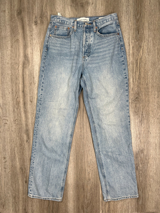 Blue Denim Jeans Straight DENIM FORUM, Size 2