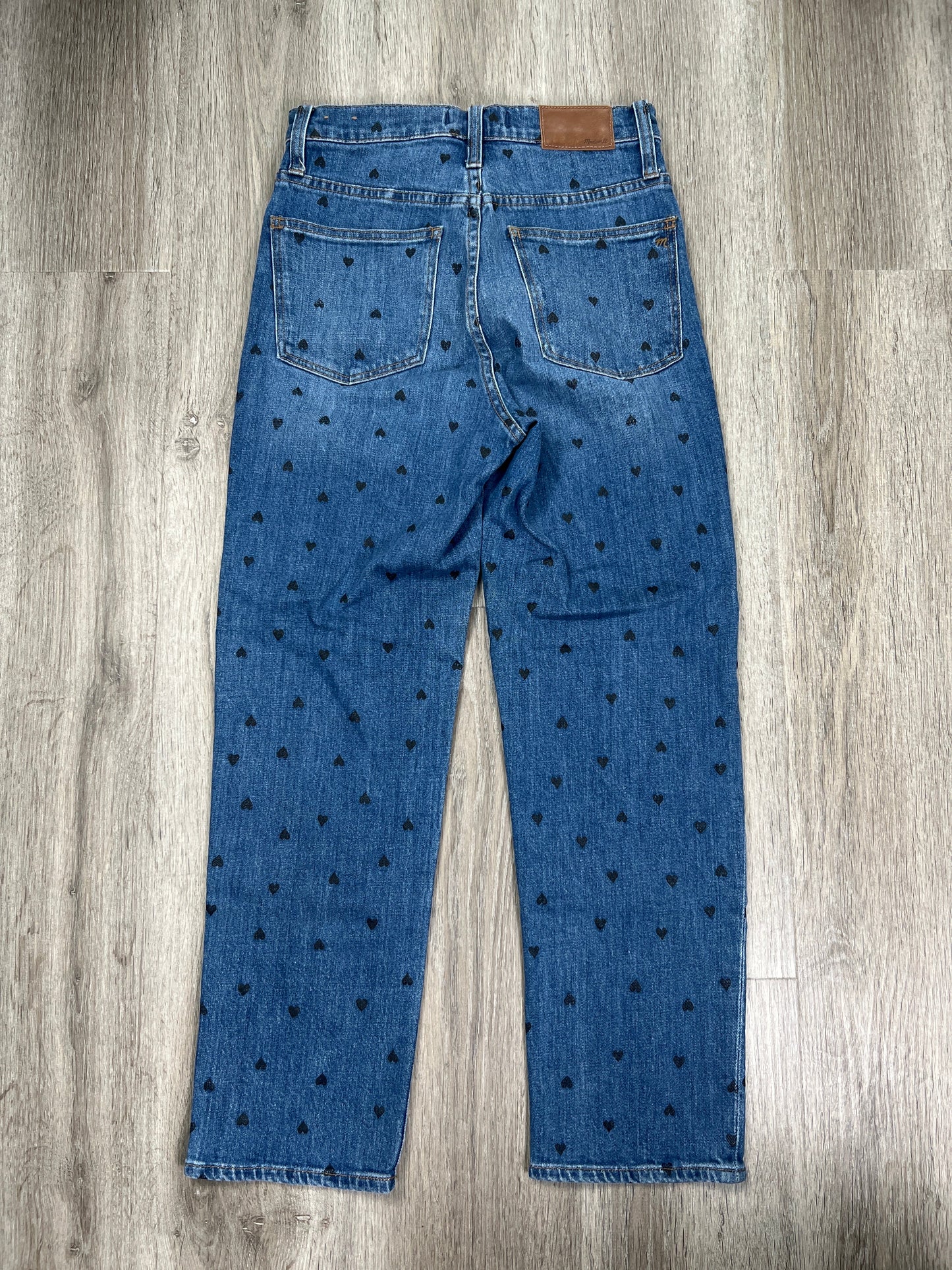 Blue Denim Jeans Straight Madewell, Size 0