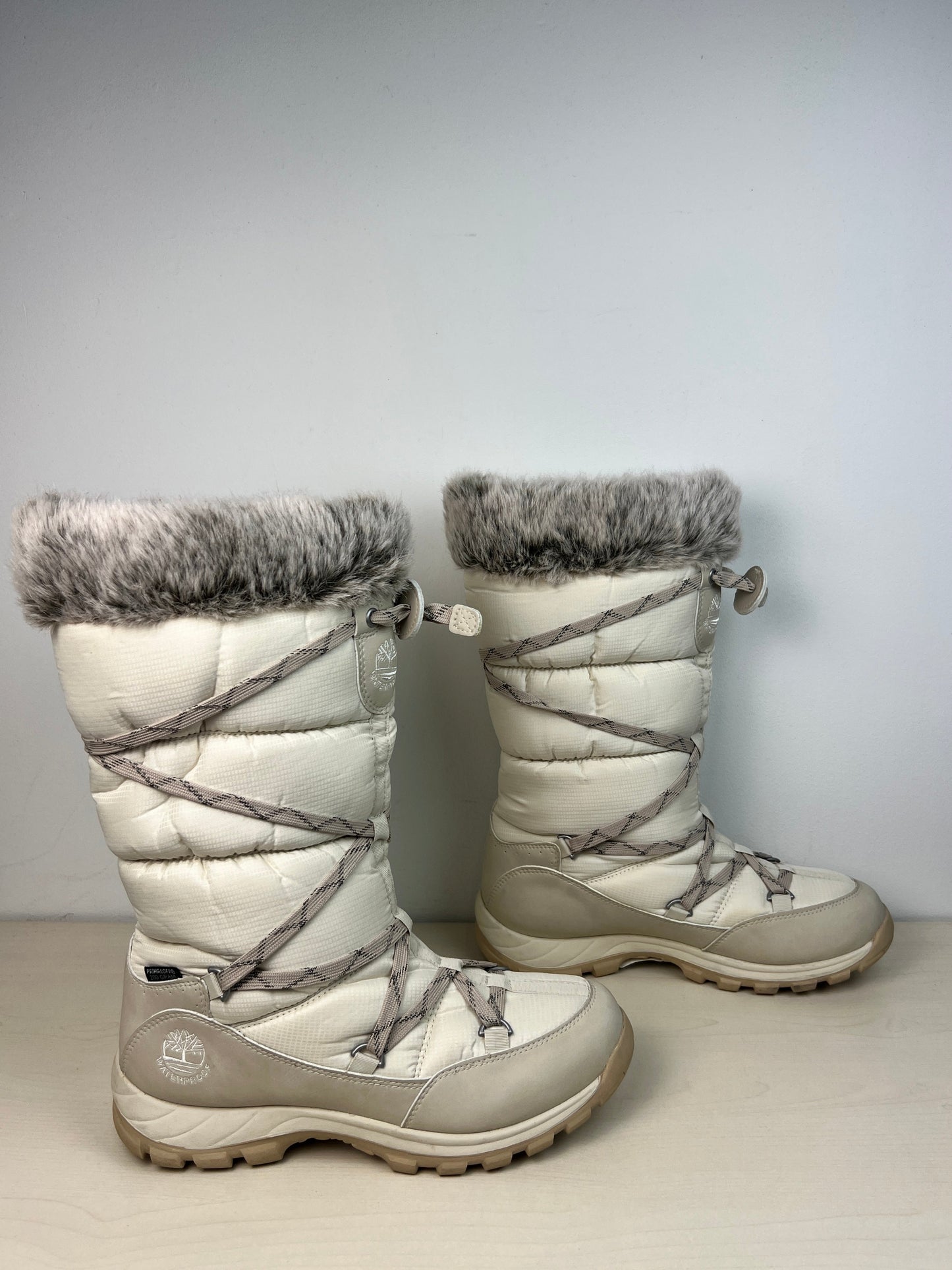 Boots Snow By Timberland In Cream, Size: 8.5