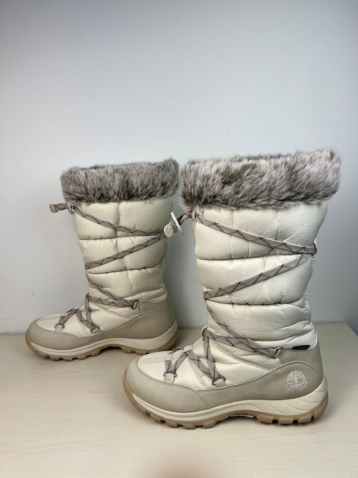 Boots Snow By Timberland In Cream, Size: 8.5