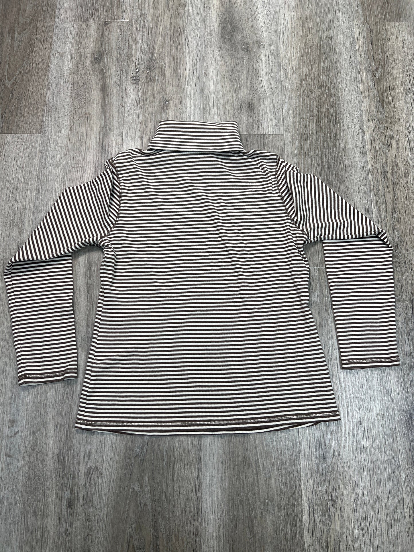 Top Long Sleeve By Boden In Striped Pattern, Size: Xl