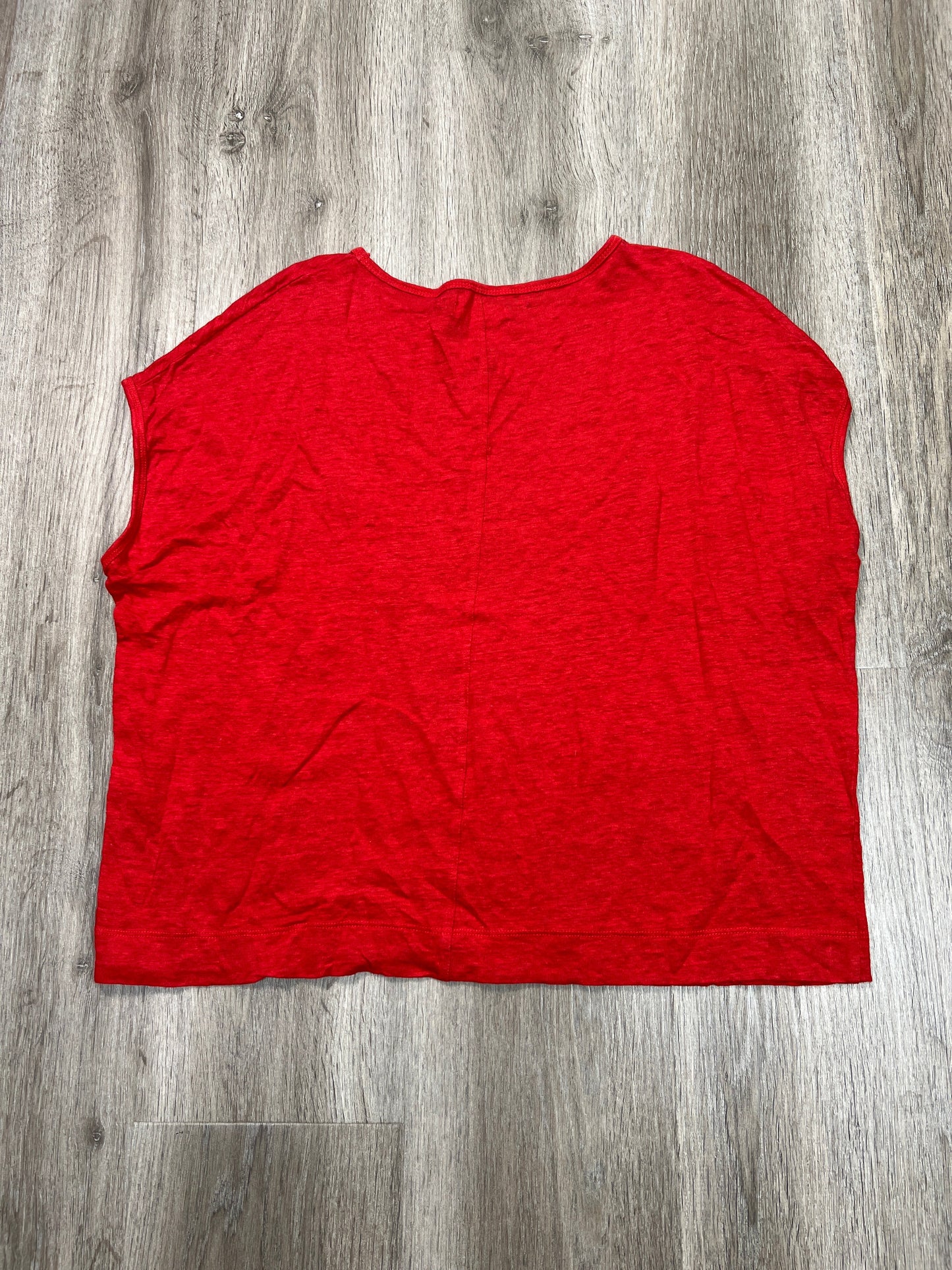 Top Sleeveless Basic By Madewell In Red, Size: M