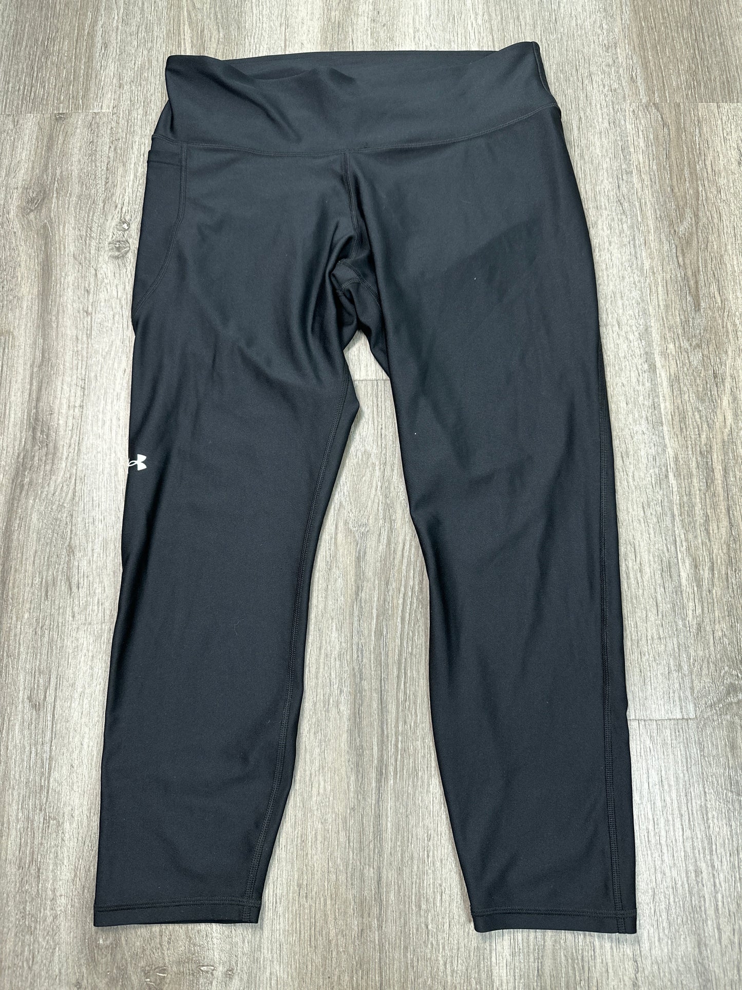 Athletic Leggings By Under Armour In Black, Size: Xl