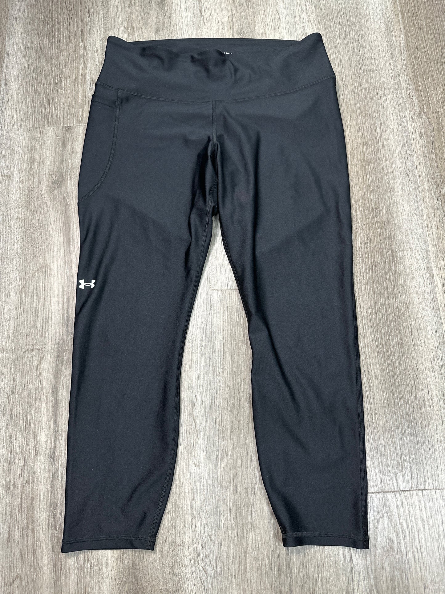 Athletic Leggings By Under Armour In Black, Size: Xl