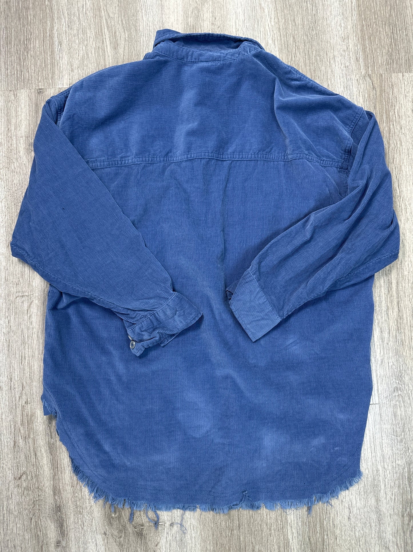 Top Long Sleeve By Aerie In Blue, Size: M