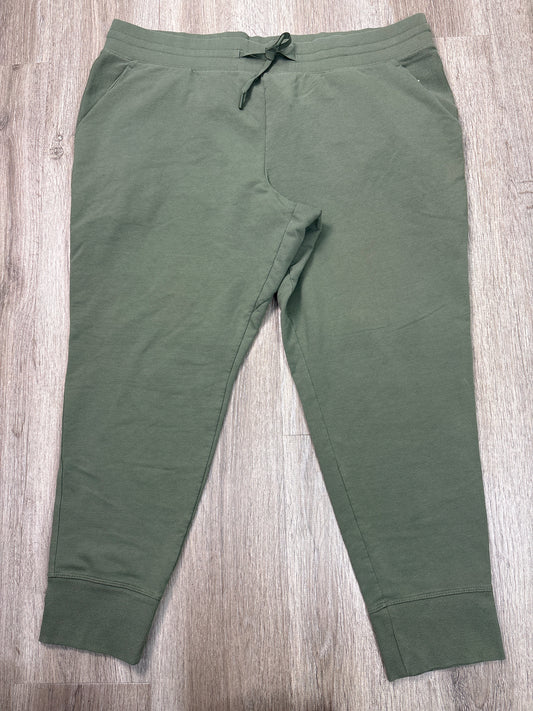 Athletic Pants By All In Motion In Green, Size: Xxl