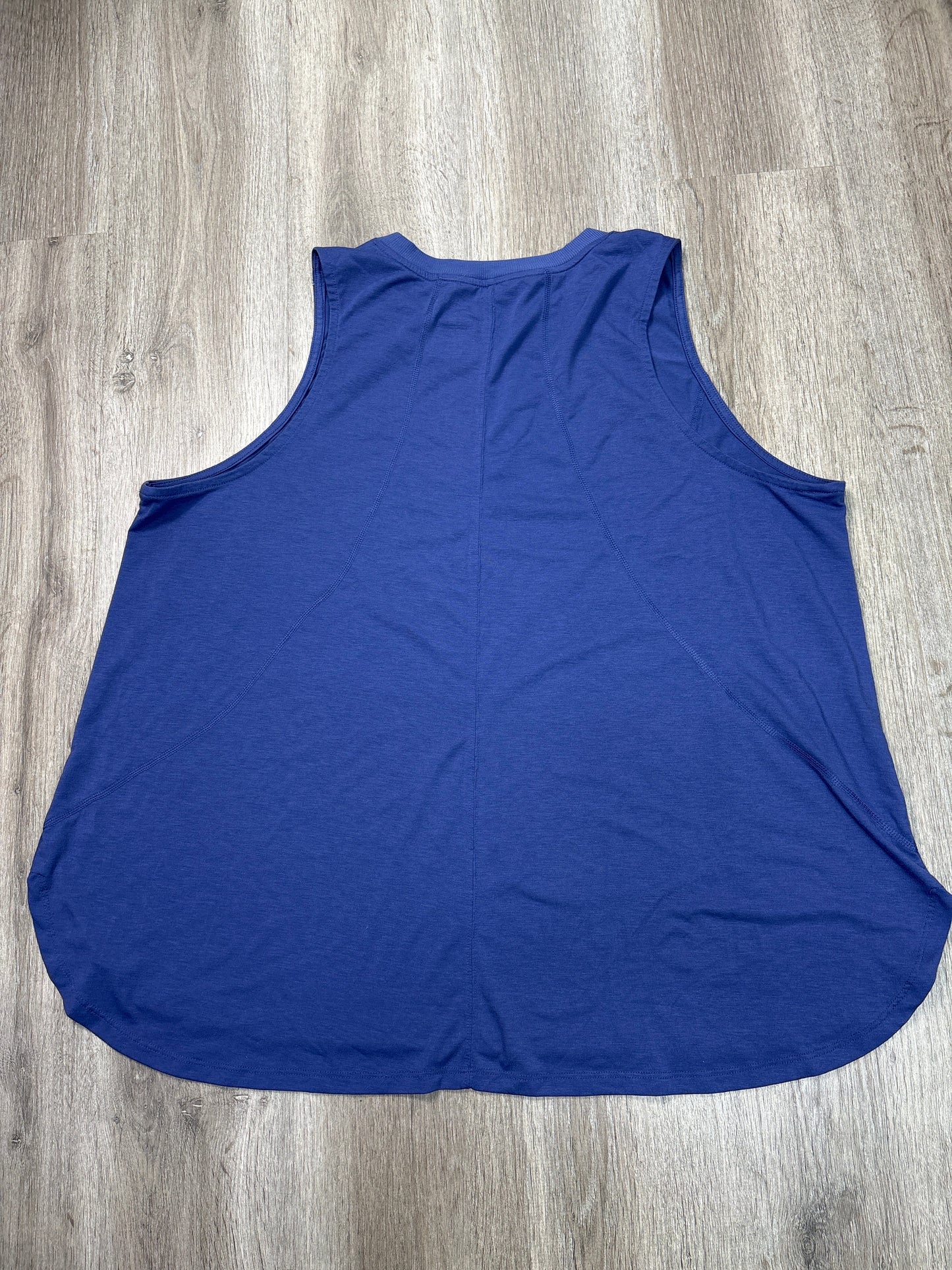 Athletic Tank Top By Tek Gear In Blue, Size: 2x