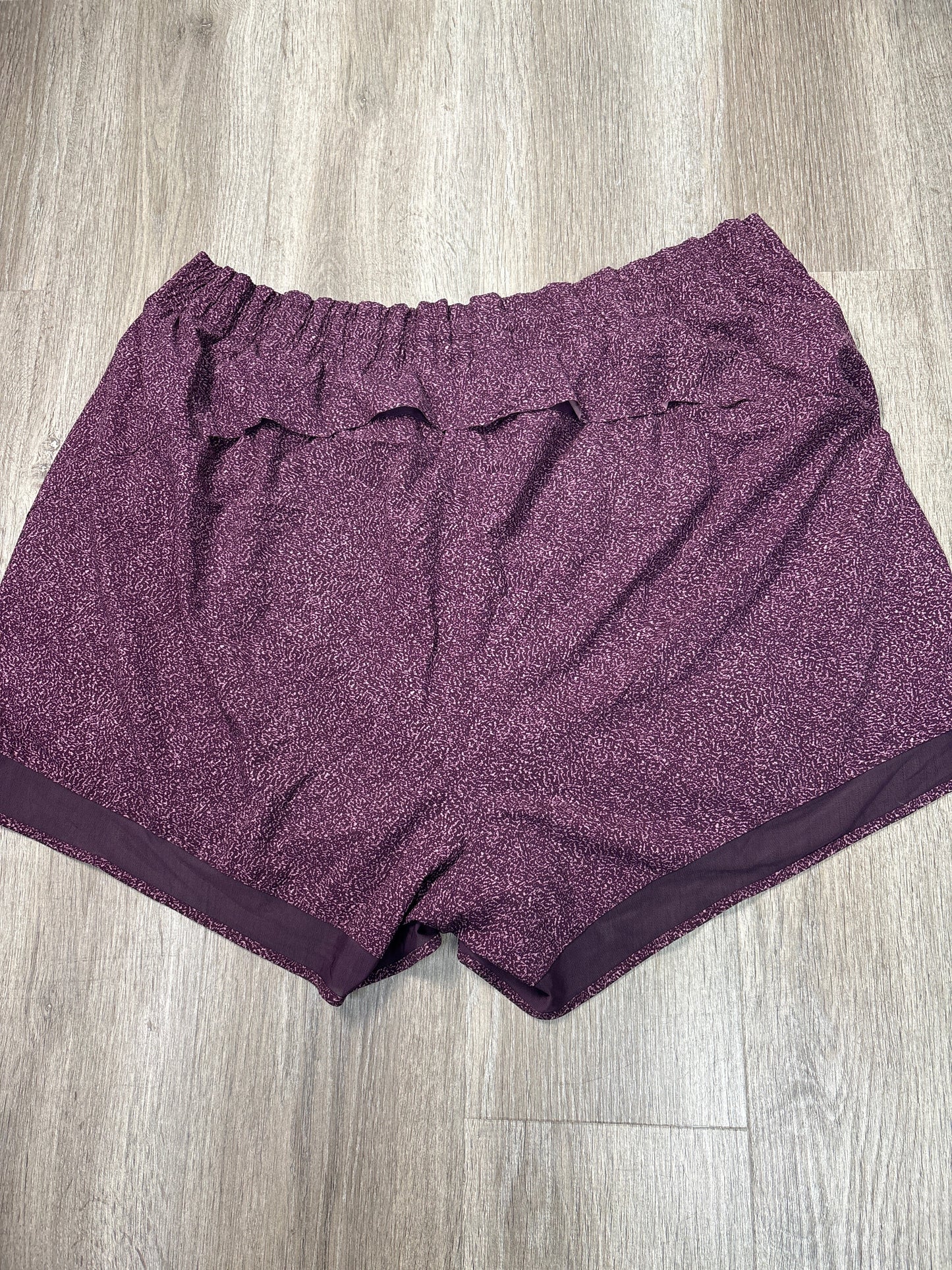 Athletic Shorts By Athleta In Purple, Size: 3x