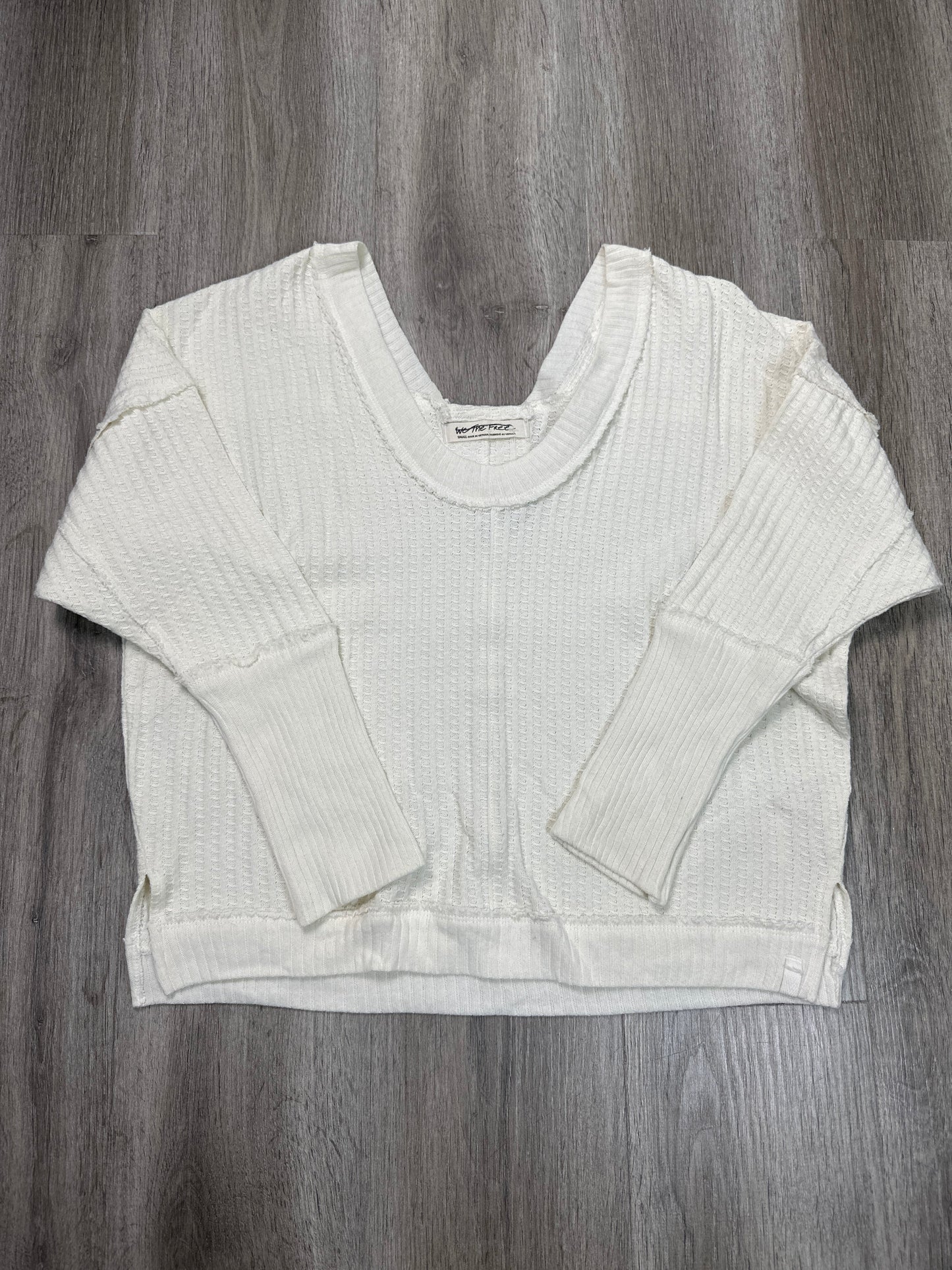 Top Long Sleeve By We The Free In White, Size: S