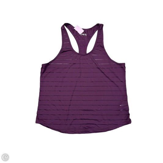 Athletic Tank Top By Zyia In Purple, Size: Xxl