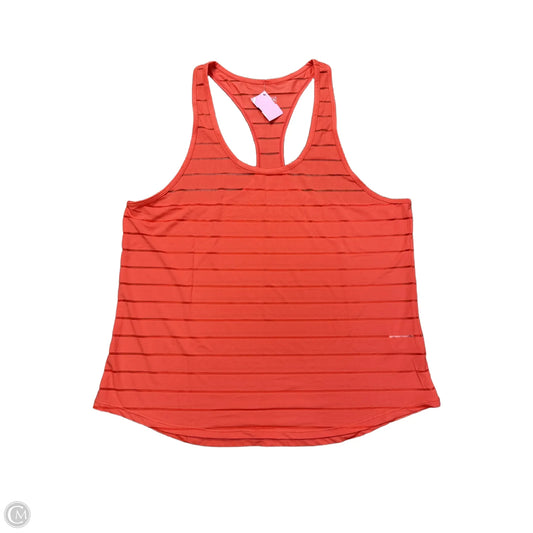 Athletic Tank Top By Zyia In Orange, Size: Xxl