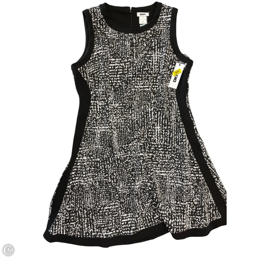 Dress Party Midi By Dkny In Black & White, Size: Xl
