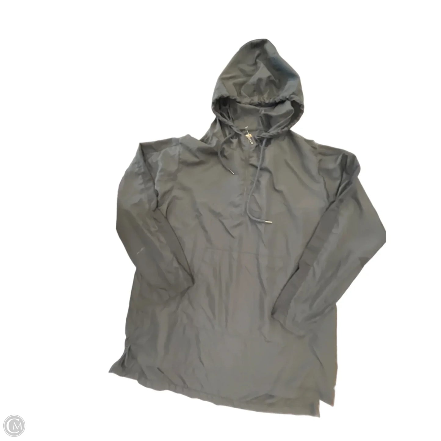 Jacket Windbreaker By Clothes Mentor In Black, Size: M