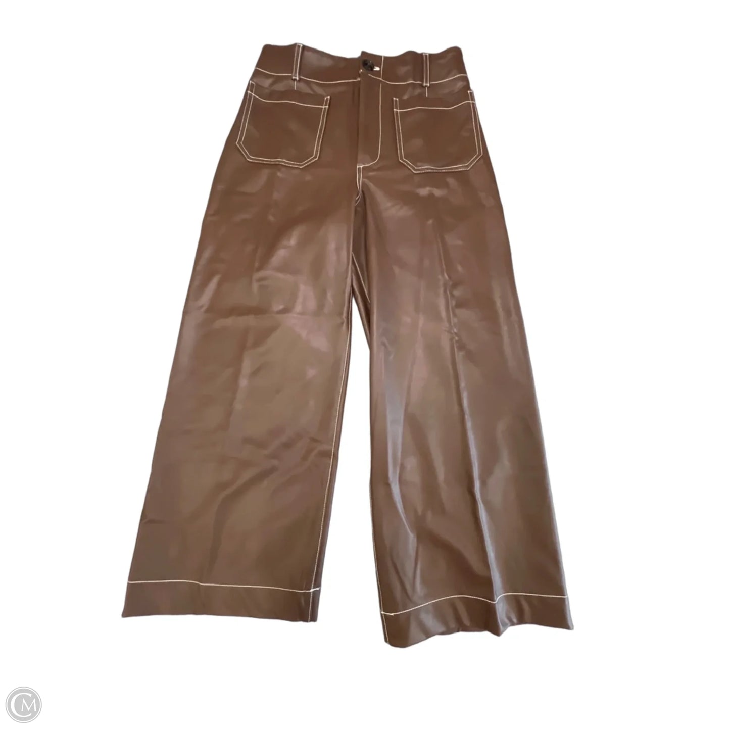 Pants Cropped By Maeve In Brown, Size: 10