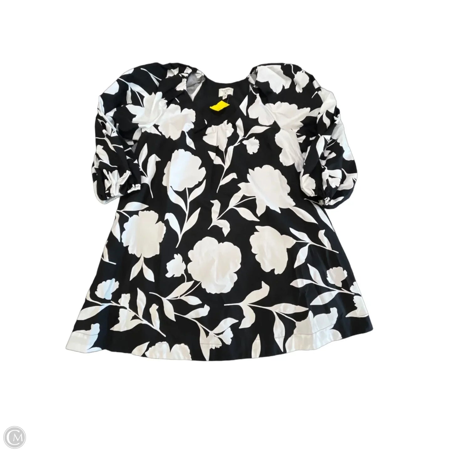 Dress Designer By Kate Spade In Black & White, Size: S