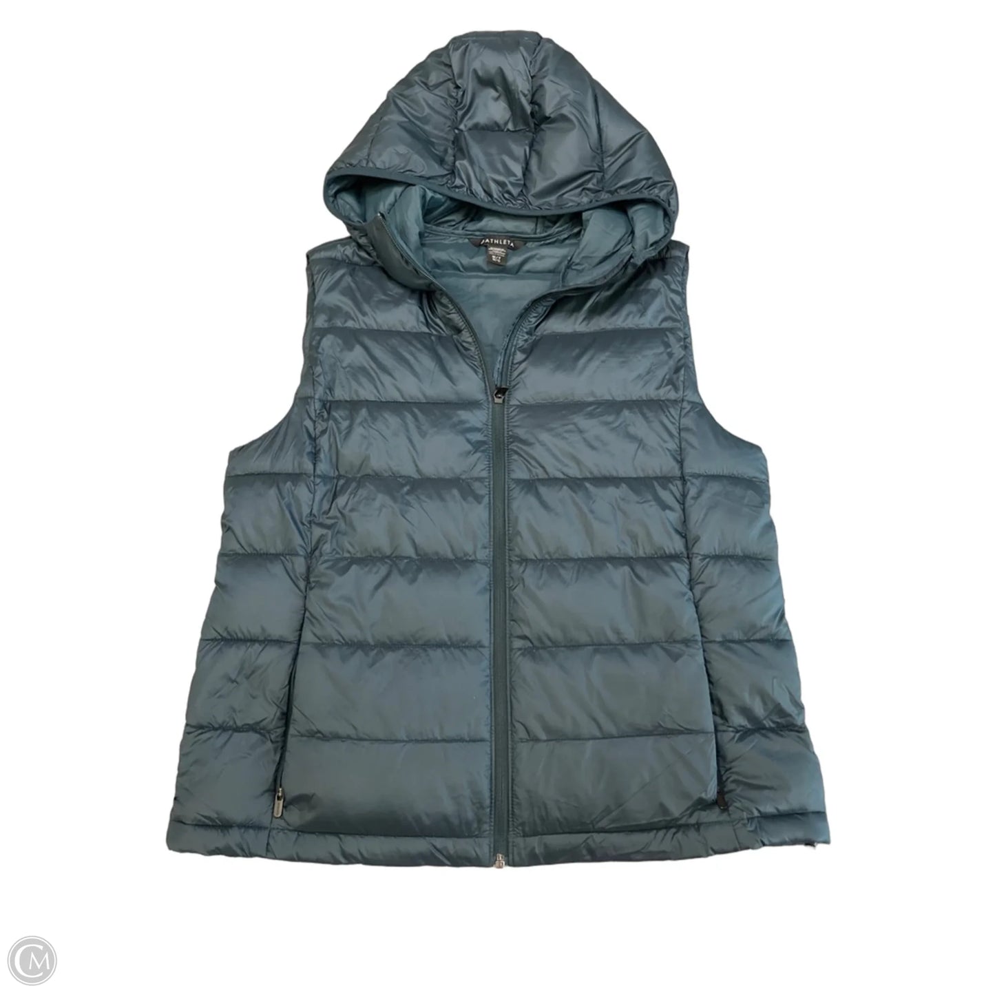 Vest Puffer & Quilted By Athleta In Green, Size: M