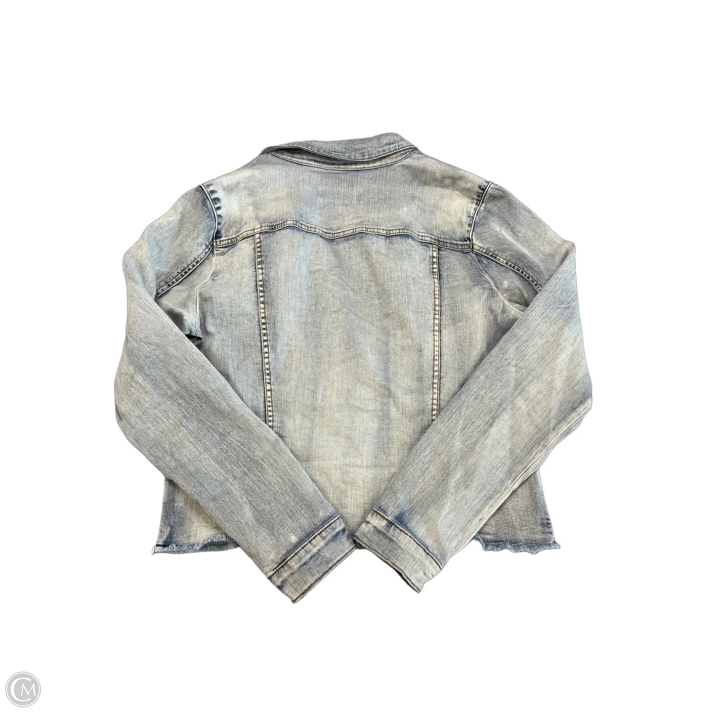 Jacket Denim By Kut In Blue Denim, Size: Xl