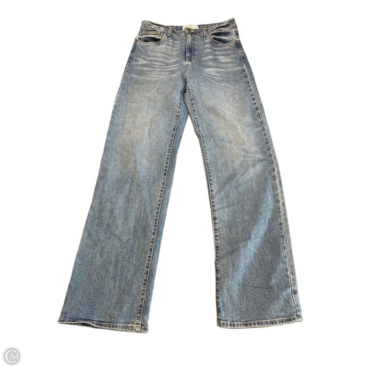 Jeans Wide Leg By Just Black In Blue Denim, Size: 10