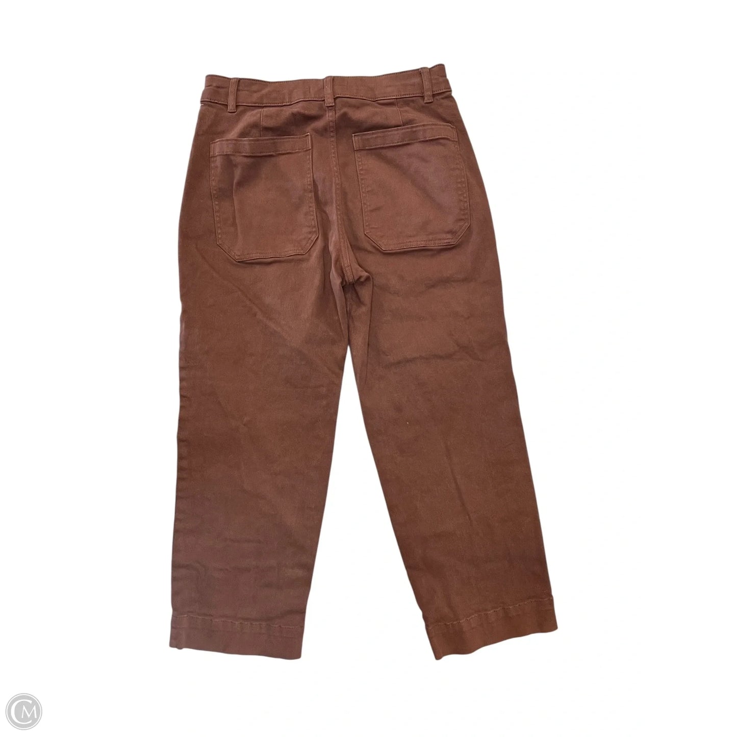 Jeans Cropped By Everlane In Brown, Size: 8