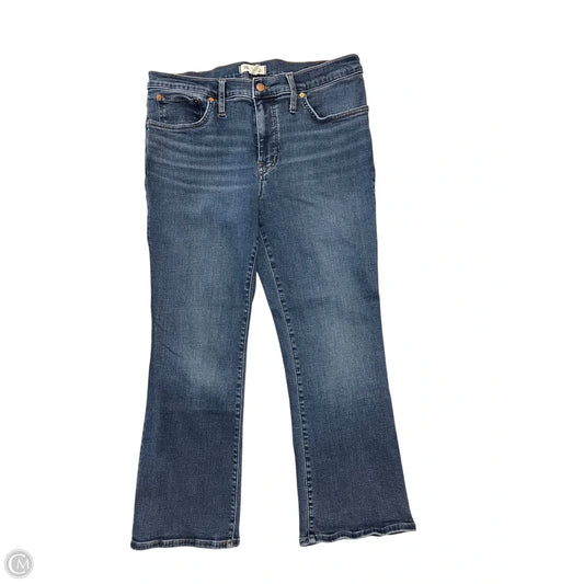 Jeans Boot Cut By Madewell In Blue Denim, Size: 12
