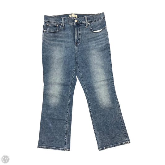 Jeans Boot Cut By Madewell In Blue Denim, Size: 12