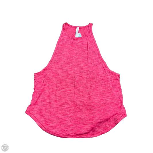 Athletic Tank Top By Lululemon In Pink, Size: L