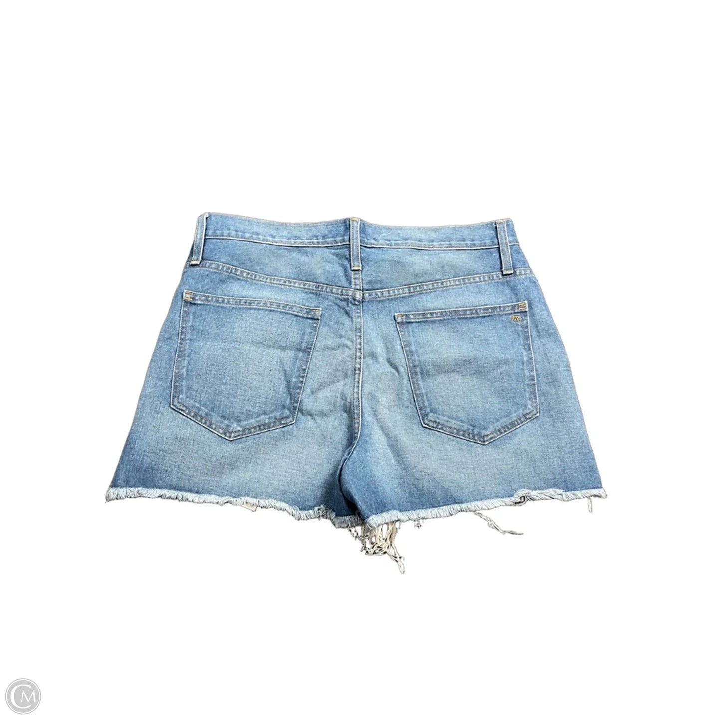 Shorts By Madewell In Blue Denim, Size: Xl