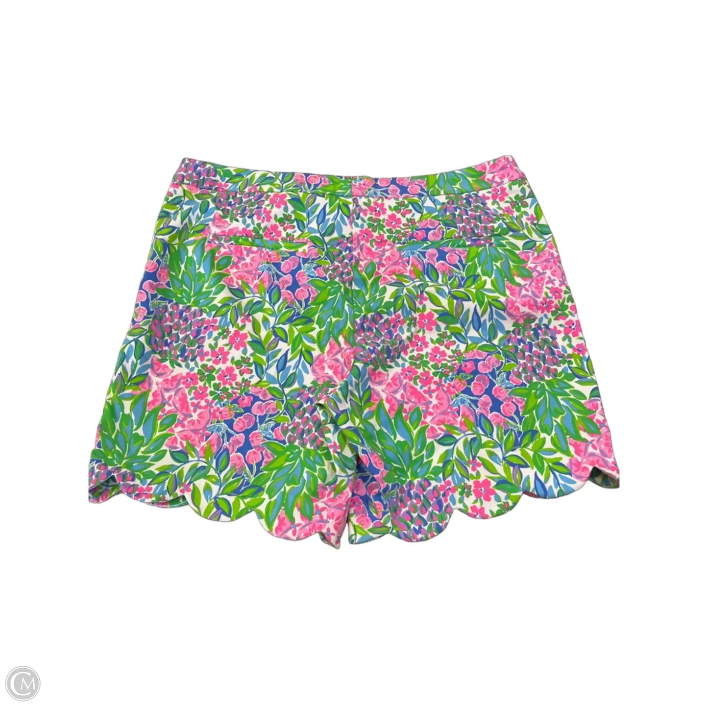 Shorts Designer By Lilly Pulitzer In Green & Pink, Size: Xl