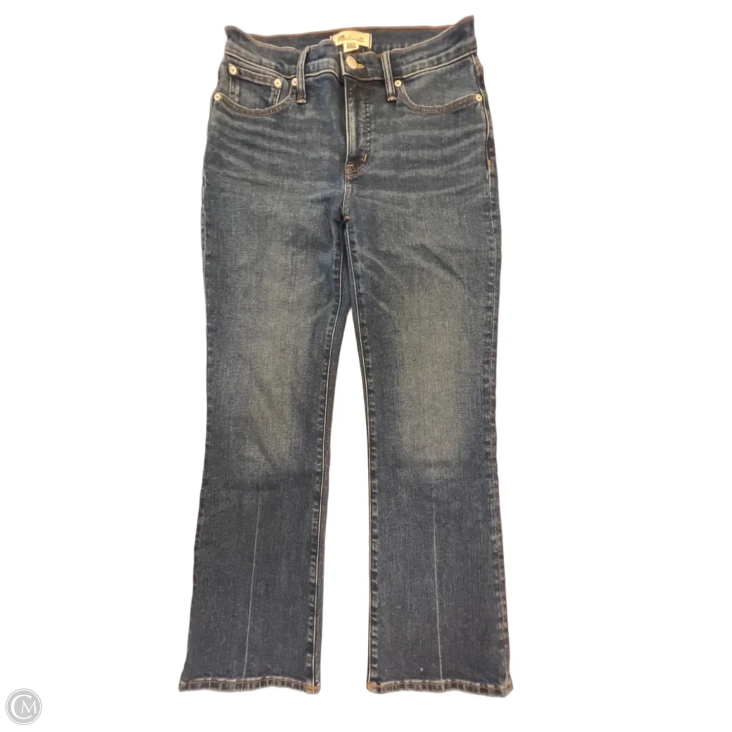 Jeans Boot Cut By Madewell In Blue Denim, Size: 2