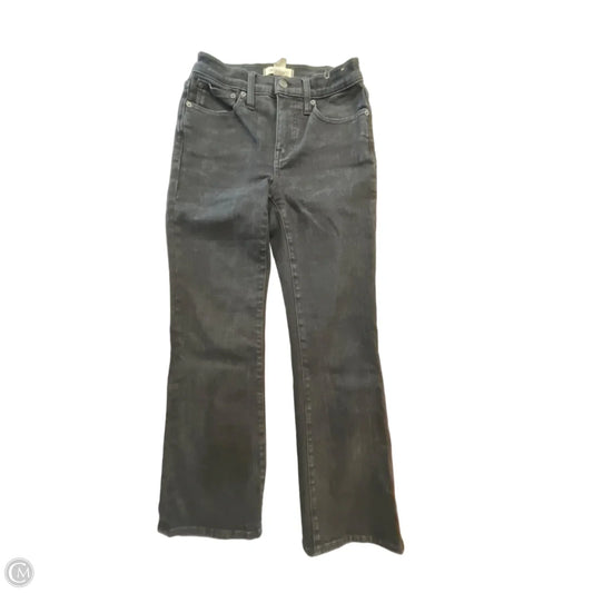 Jeans Boot Cut By Madewell In Black Denim, Size: 2