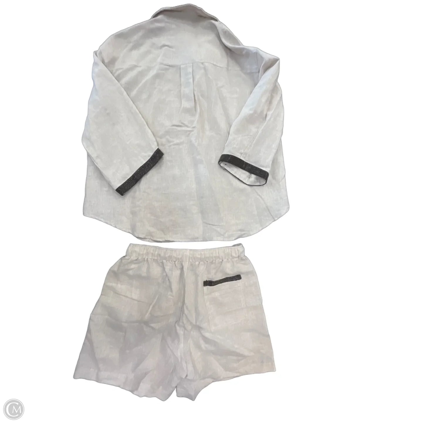Shorts Set By Clothes Mentor In Beige, Size: L