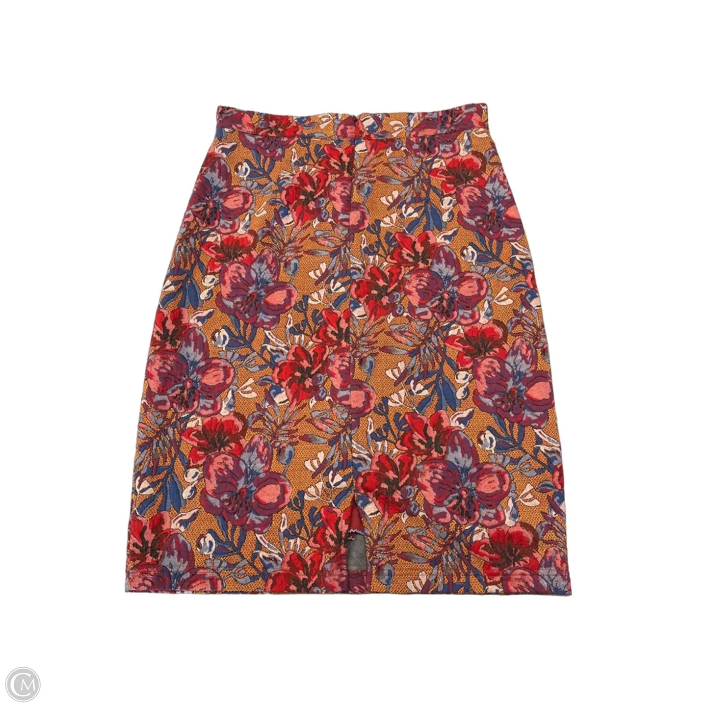 Skirt Midi By Maeve In Floral Print, Size: M