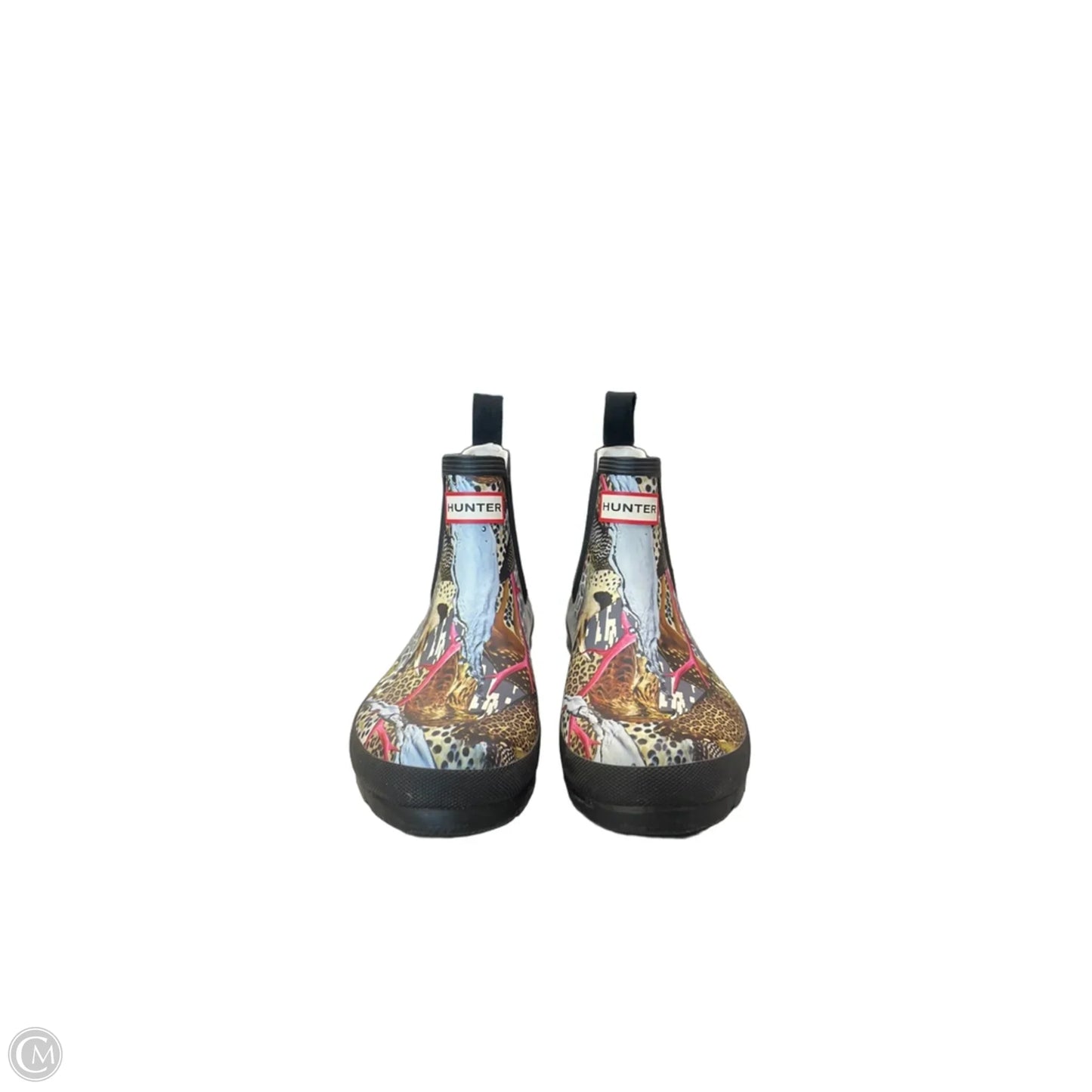 Boots Rain By Hunter In Animal Print, Size: 8