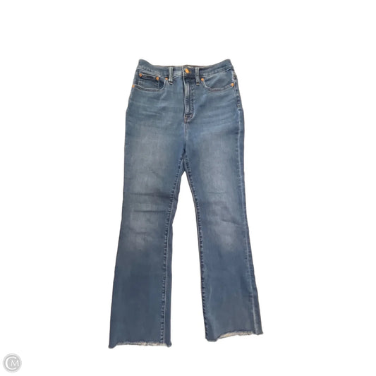 Jeans Flared By Madewell In Blue Denim, Size: 8