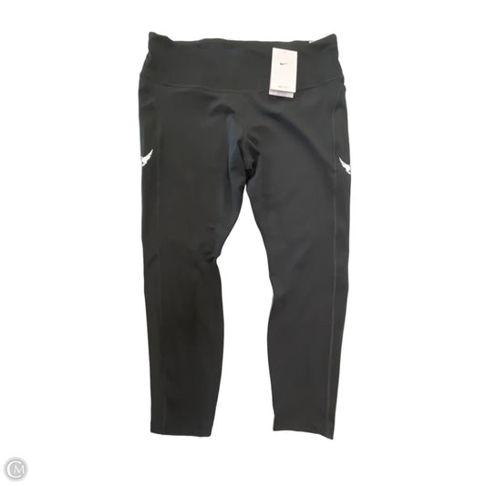 Athletic Leggings Capris By Nike Apparel In Black, Size: Xl