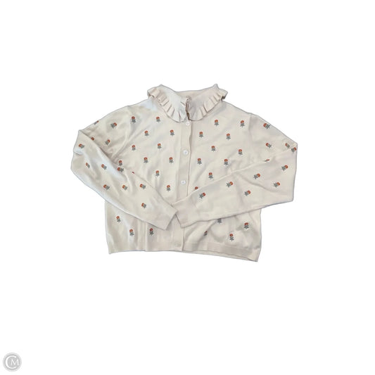 Cardigan By Self Contrast In Floral Print, Size: M