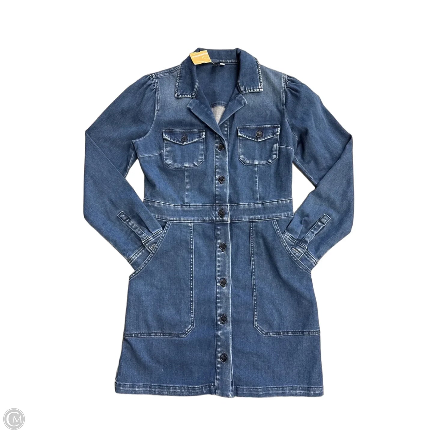 Dress Casual Short By Kut In Blue Denim, Size: M